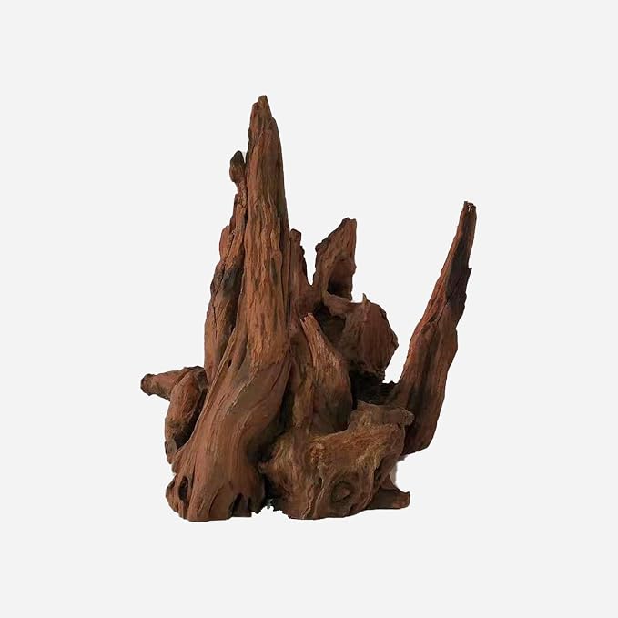 Natural Driftwood for Aquarium Decor, L13.78×W11.42×H9.45 Inches Large Drift Wood Decorations for Reptile Hide, Fish Tank, Optional Shapes