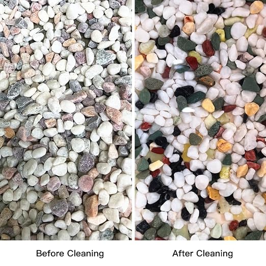 500G/ 1.1LB Succulent Rocks, 0.3-0.8Inch Horticultural Grit for Indoor Plant Decoration, Natural River Stones for Cactus, Decorative Gravel for Landscaping, Aquariums, Bonsai, Vases Fillers(Mixed)
