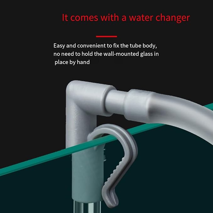 Aquariums Maintenance Siphons Kits with Adjustable Waterflow Valves for Easy Water Changing and Gravels Washing Aquariums Siphons Vacuum
