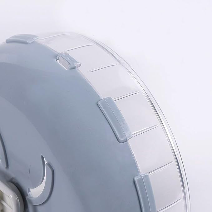 Hamster Wheel, 8.5 inch Silent Hamster Exercise Running Wheel with Stand,Pet Small Animals Exercise Running Toys,Adjustable Quiet Spinner for Guinea Pigs, Sugar Gliders, Gerbils (Blue, 8.5in)