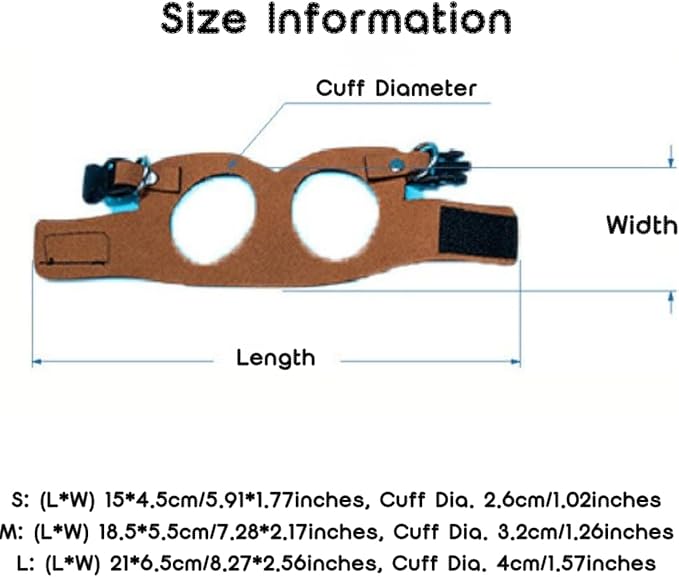 3 Pack Squirrel Harness and Leash Set - Adjustable Traction Rope Strap Anti-Biting Chain,Small Animal Training Walking Vest Leash for Squirrel Gerbil Chinchilla Rat (Brown)