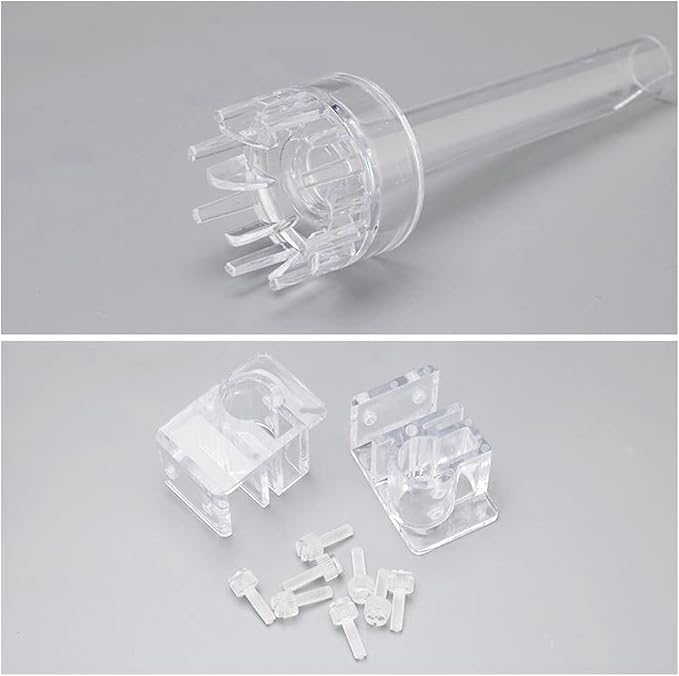 Gralara Aquatic System with Lily Pipe for Planted Aquarium, Silver, 12 Oil-Film Adjust