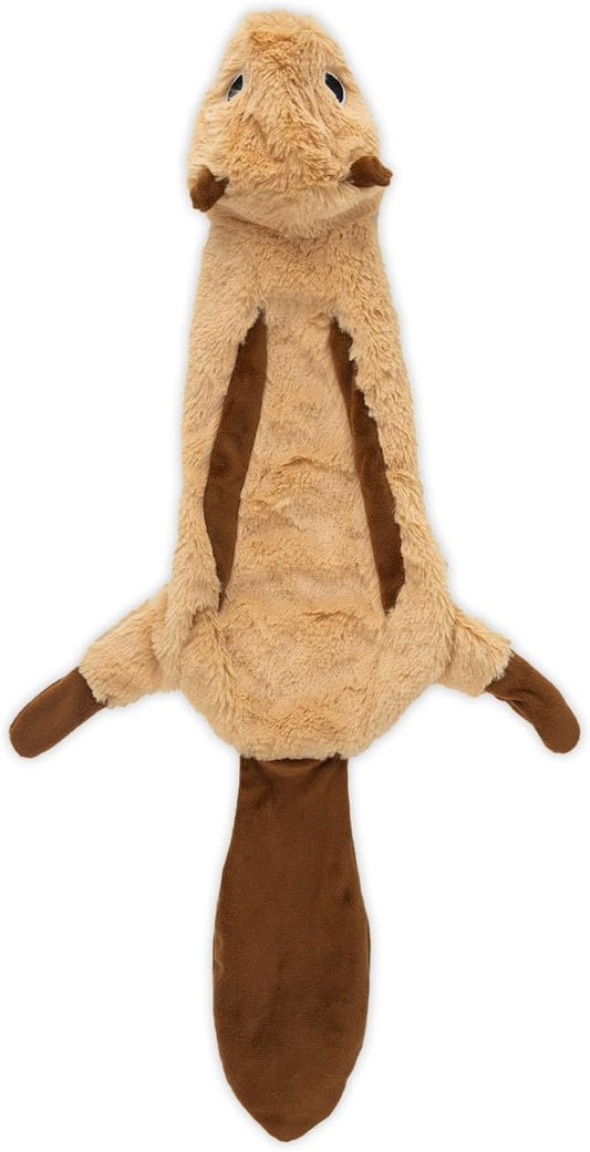 Best Pet Supplies Squeaky Dog Toys with Soft Durable Fabric for Small, Medium and Large Pets Interactive Toy for Indoor Play, Supports Active Biting and Play - Squirrel, Medium