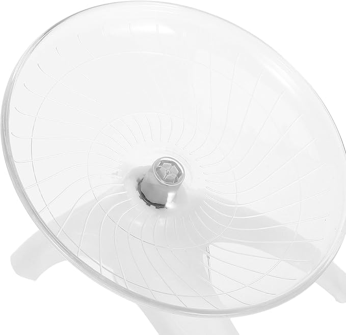 Hamster Wheel Flying Saucer Quiet Rotating Plastic Running Exercise for Dwarf Hamsters Gerbils Mice Small Pets Cage