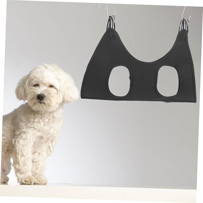 Hemoton Grooming Hammock Pet Grooming Lift Bed for Nail Clipping Space-Saving Wall Door Mount Suitable for Pets