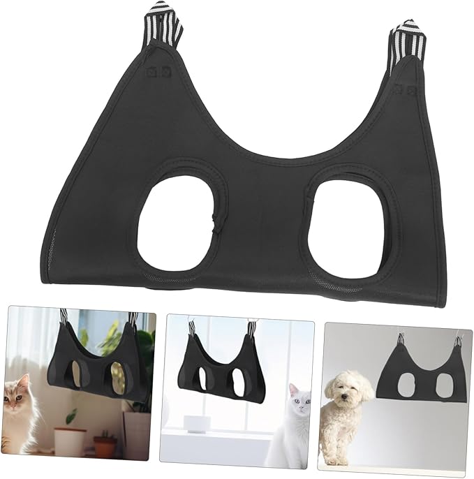 TOYANDONA Pet Grooming Hammock for Cats and Dogs Dual Functionality Cat Hammock Dog Nail Trimming Sling Space-Saving Design Fits Various Home Decor Styles