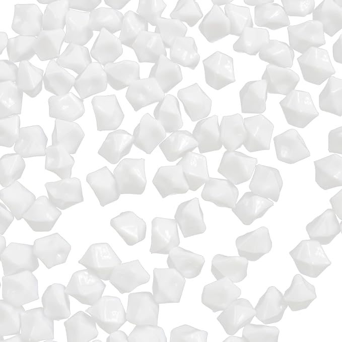 1.1Lb 800Pcs Fake Ice Cubes Clear Artificial Ice Diamonds Acrylic Rocks Vase Fillers for Centerpieces Wedding Christmas Party Table Desktop Fountain Accessories Fish Tank Aquarium Decorations
