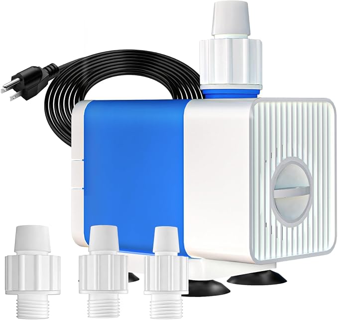 Fountain Pumps 530GPH Submersible Water Pump Outdoor with 6.9ft. High Lift | with 6.5ft. Power Cord, Small Aquarium Water Pump for Ponds, Fountains, Graden, Water feature, Fish Tank