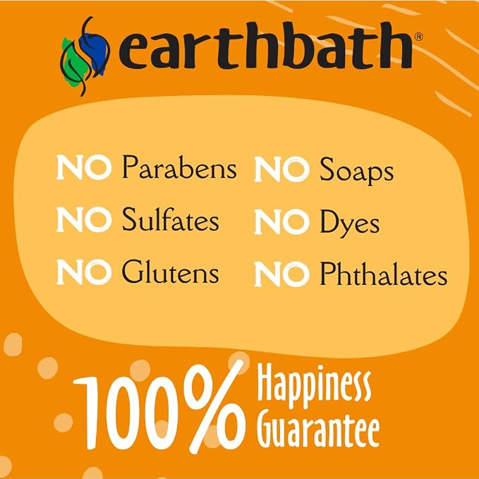 earthbath, Oatmeal & Aloe Dog Shampoo - Oatmeal Shampoo for Dogs, Itchy, Dry Skin Relief, Dog Wash, Made in USA, Cruelty Free Pet Shampoos - Vanilla & Almond, 32 Oz (1 Pack)
