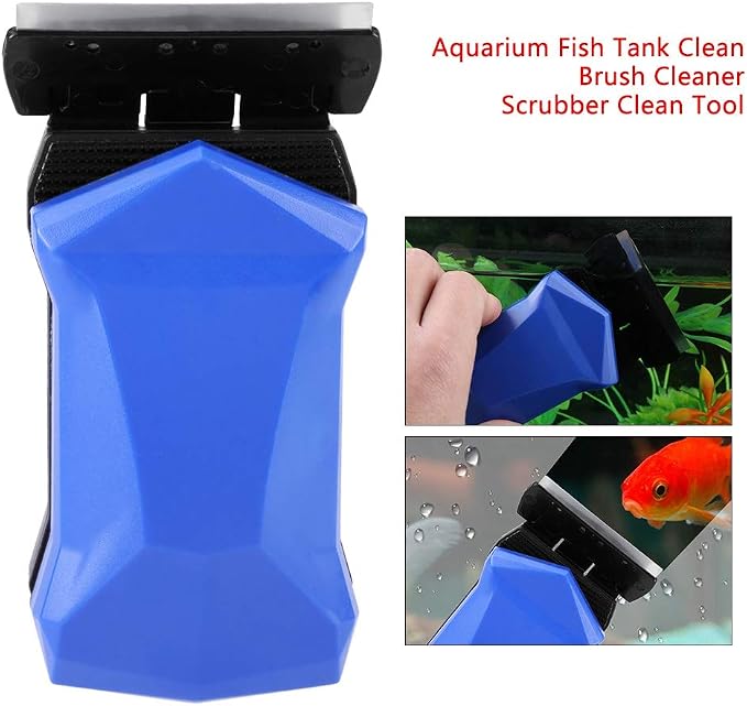 Magnetic Aquarium Cleaner, Aquarium Glass Algae Scrubber and Scraper Tool