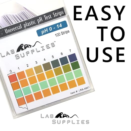 Plastic pH Test Strips, Universal Application (pH 0-14), 100 Strips | for Saliva, Soap, Urine, Food, Liquids, Water with Soil Testing, Lab Monitoring, etc. (Pack of 2)