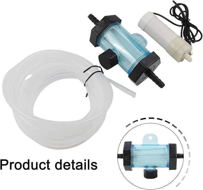 Electric Aquarium for Gravel Cleaner USB Pump with Siphon Vacuum for Fish Tank Water Changing and Cleaning, 1/2/3/5 Meter Tube(5 Meter)