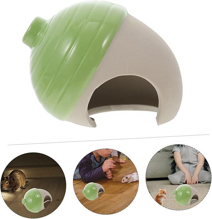 Hemoton Adorable Ceramic Nest Hamster Hideout Small Pet Bed Stylish Robust Toy