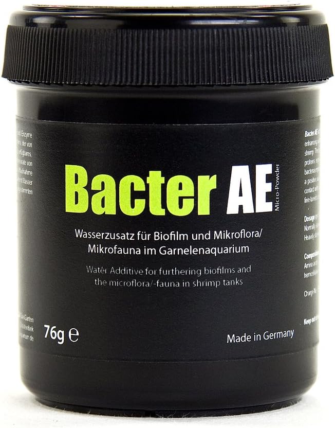 GlasGarten Bacter AE Shrimp (35g) | Nutrients for Live Freshwater Shrimp Food/Aquarium Water (Neocaridina, Amano, Red Cherry, Rili)