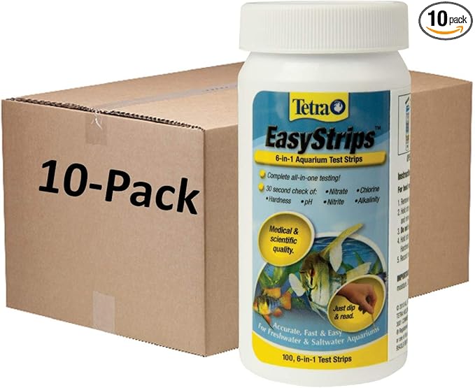Tetra 1000 Count EasyStrips 6-in-1 Test Strips (Pack of 10)