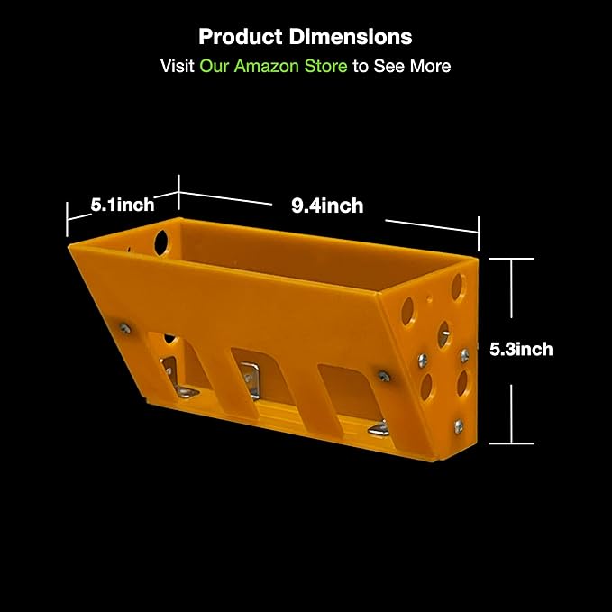 GuineaLoft™ Hay Feeder (Yellow) - Ultimate Hay Feeder for Small Pets Like Guinea Pigs, Rabbits & Chinchillas. Designed & Made by Seasoned Owners Who Tried Everything Out There - GuineaLoft Exclusive