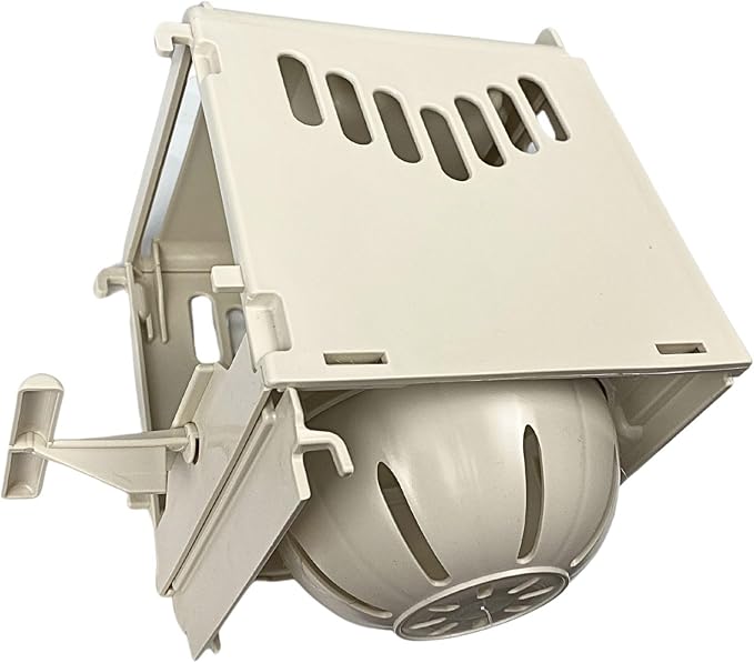 Plastic Bird Nest Box, Removable and Portable Nest Cup with Sliding Back Door for Easy Cleaning and Deposit to Store The Eggs of Canaries, Finches, Exotic Birds and Small Parrots