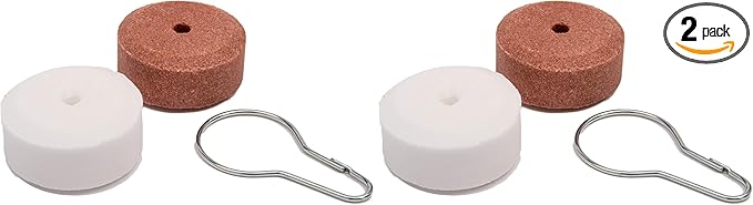 Lixit Salt and Mineral Wheels for Rabbits Guiana Pigs and Other Small Animals (Pack of 2)