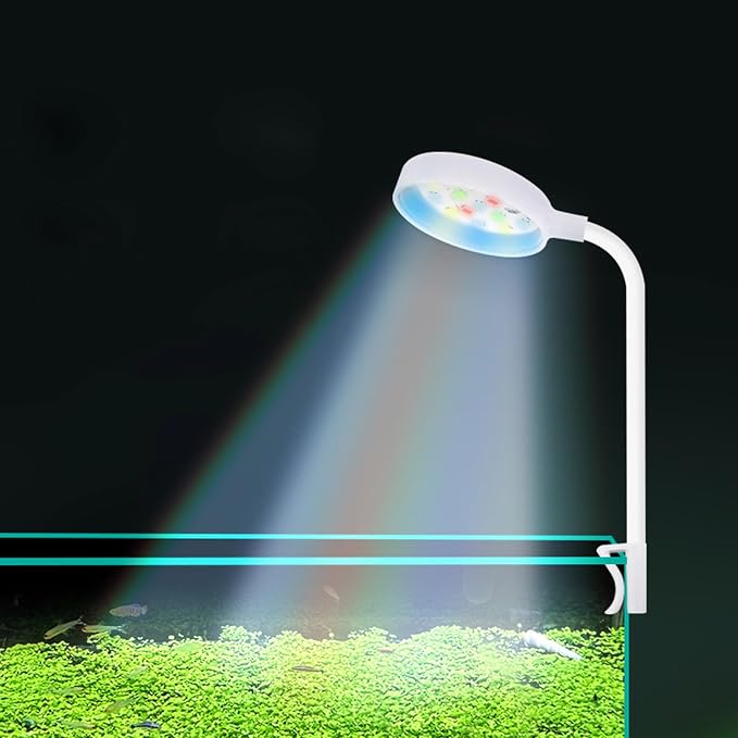 Lamps, Small Aquarium Fish Tank Led Light with USB Interface Clip On for Plant Aquarium, 8.00 * 8.00 * 4.00CM
