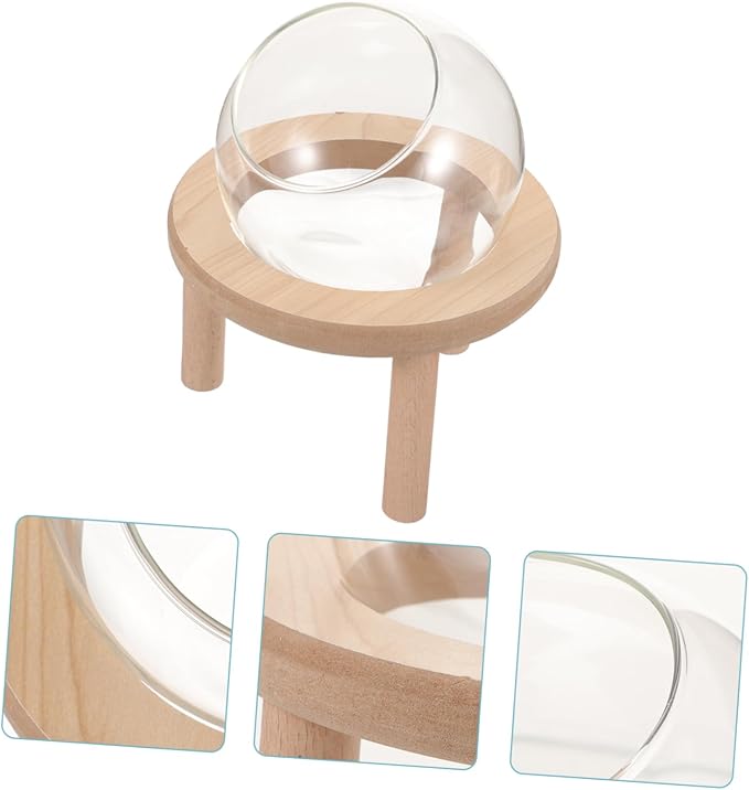 Glass Hamster Bath Tub for Small Supply Chinchilla Dust Bath Container Smooth Edges for Daily Use