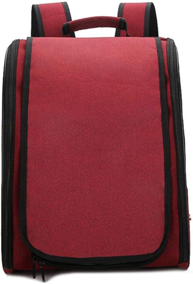 Bird Carriers Pet Parrot Backpack Bird Travel Carrier Outerdoor Breathable Hiking 1Pcs Gray