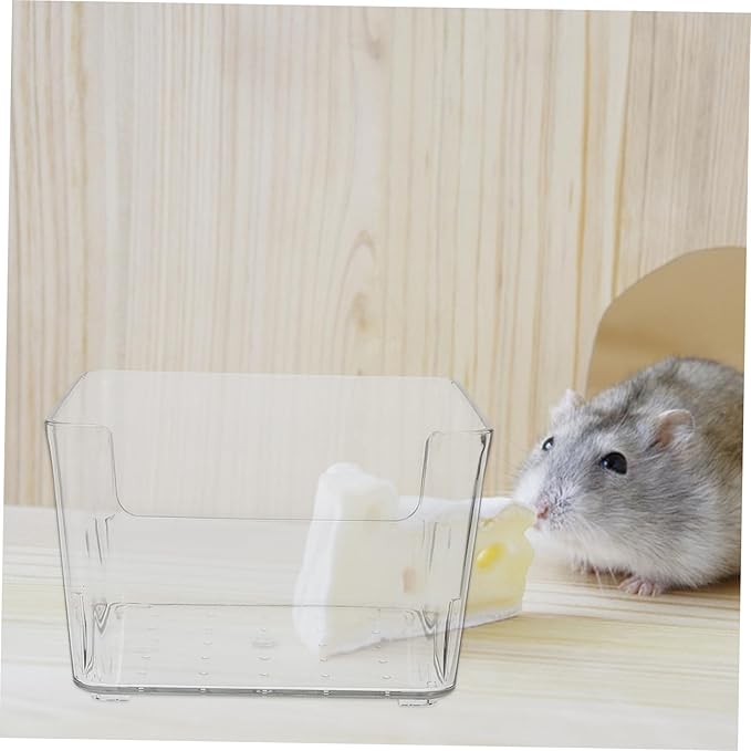 BESPORTBLE 3pcs Hamster Bathtub Little Pet Bathtub Plastic Pet Bath Basin Chinchilla Dust Bath Hamster Practical