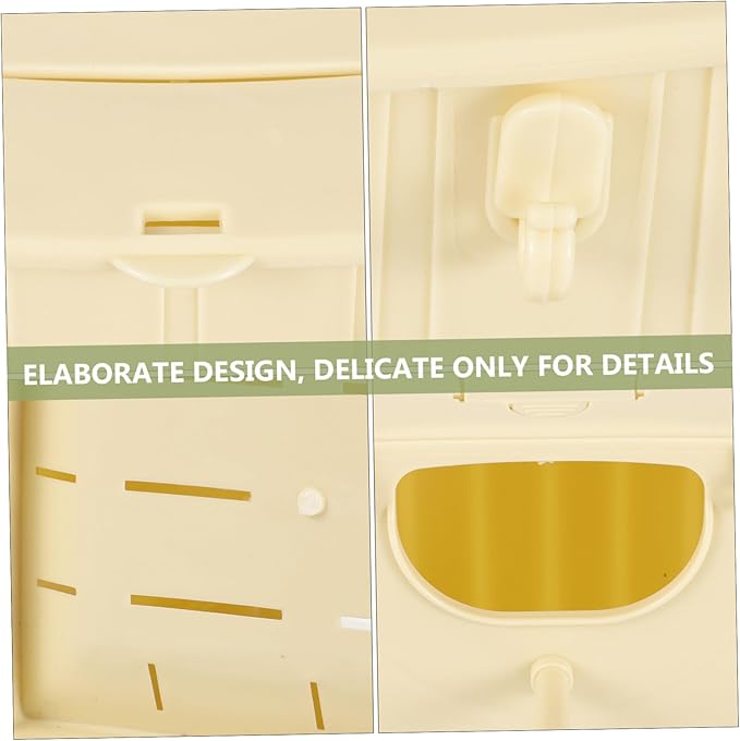 Plastic Bird Nesting Box for Small Birds Weatherproof Breeding Hut for Finches Sparrows Parakeets Lovebirds Cockatiels and Other Pet