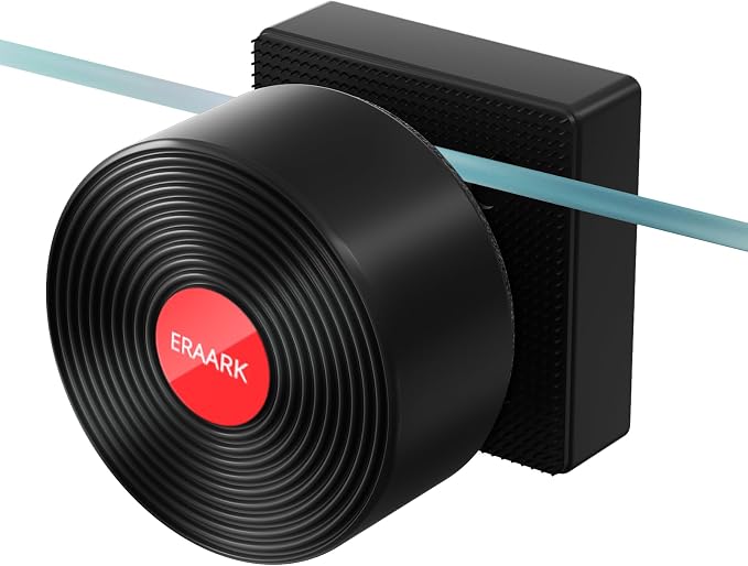 ERAARK Aquarium Magnetic Cleaner Brush for Small Glass Fish Tank Floating Cleaner Scrubber Brush Magnet Scraper Aquarium Cleaning Tools Black