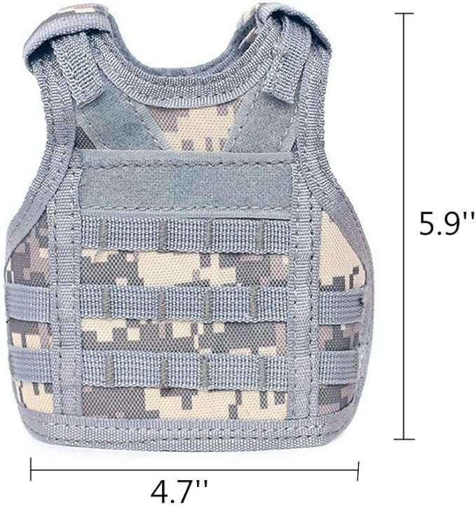 Ferret Clothes Small Animals Harness Military Style Adjustable Shoulder Straps Soft Mesh Comfort Durable Nylon Padded Vest Ferret Guinea Pig Hamster Bunny Kitten Puppy Small Pet Clothes Accessory