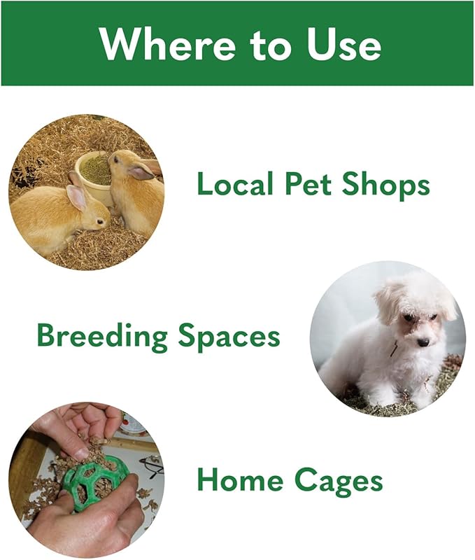 ECO Bedding 99% Dust Free Paper Bedding for Small Pets and Birds, Odor Control, 4.5 lb (Expands to 125 L)