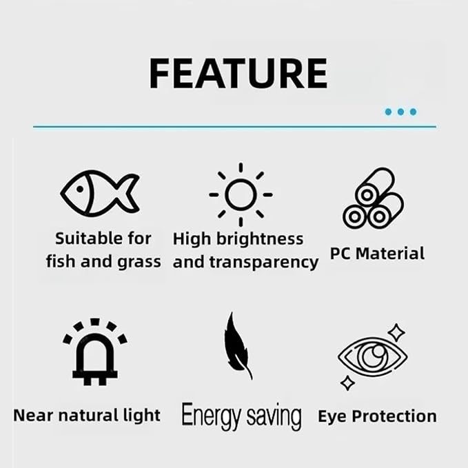 Mini Clip-On Aquarium Light 10W Full Spectrum LED for Nano & Betta Fish Tanks, Timer & 10-Level Dimmer, Freshwater Planted Desk Aquariums 3–8 Gallons