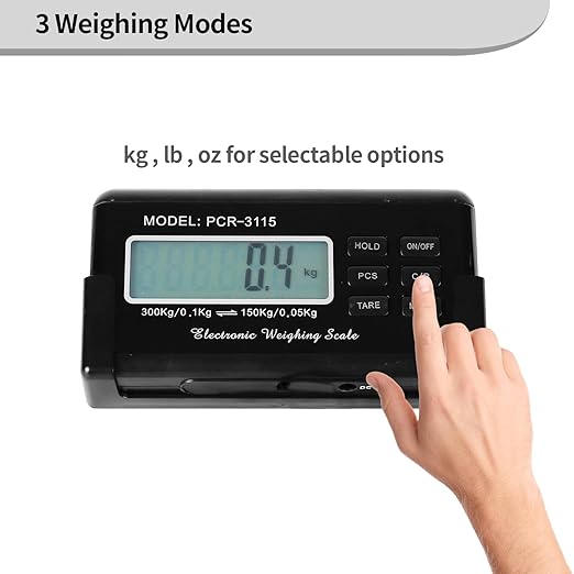 Digital Livestock Scale 660Lbs x 0.2Lbs,21'' x 17'' Veterinary Scale Pet Vet Scale Stainless Steel Platform Animal Scale,Electronic Postal Scale, Industrial Floor Scale