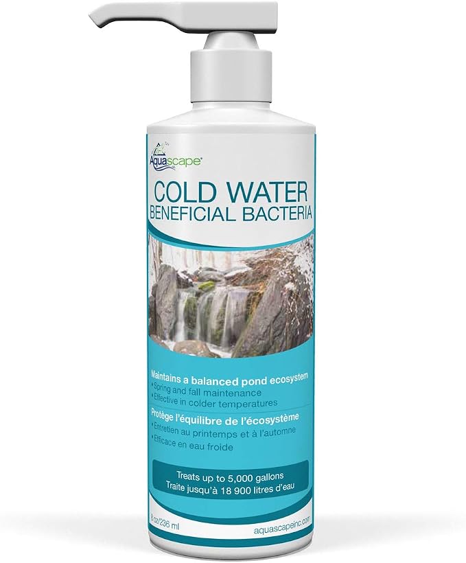 Aquascape Cold Water Beneficial Bacteria for Pond and Water Features 8 oz. / 236ml, 98892
