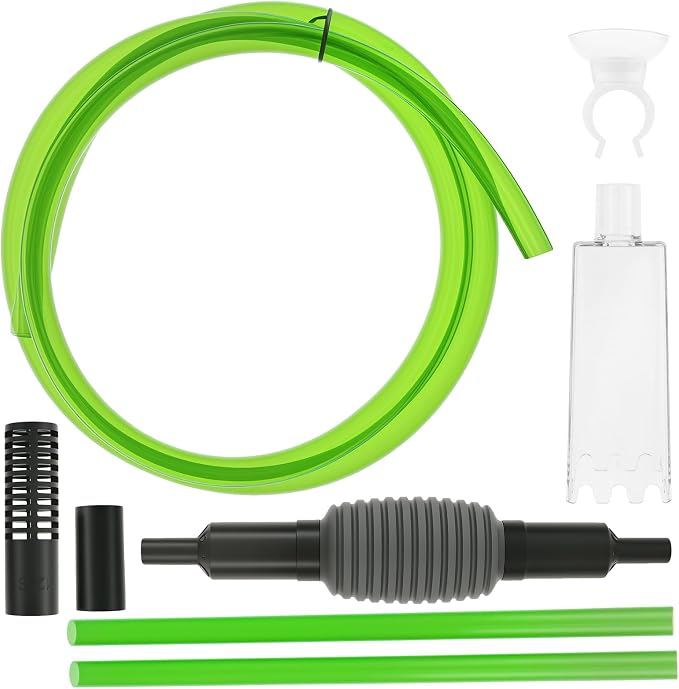 PVC Aquarium Water Changer Kit, Fish Tank Vacuum Cleaneraccurate Control Aquarium Siphon Gravel Cleaner, Efficient Drainage for Water Changing Sand Washing and Maintenance