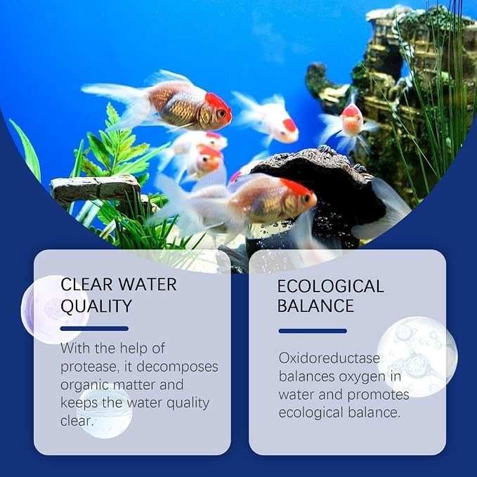 Fast-Acting Aquarium Water Clarifier, 2026 Aquarium Water Conditioner Clarifier, Liquid State Clarifying Agent,Clears Cloudy Fish Tank, Liquid State Clarifying Agent, Safe & Gentle Formula