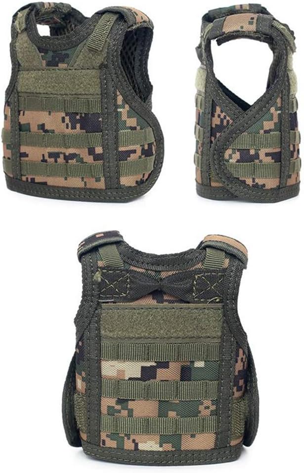 Ferret Clothes Small Animals Harness Military Style Adjustable Shoulder Straps Soft Mesh Comfort Durable Nylon Padded Vest Ferret Guinea Pig Hamster Bunny Kitten Puppy Small Pet Clothes Accessory