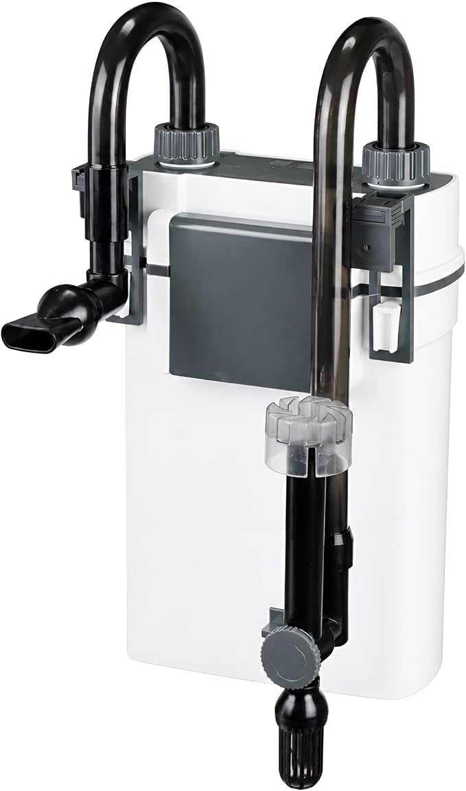 Aquarium Filter, Hang On Back Aquarium Filter for 10-40 Gallon Fish Tank, 3-Stage Canister Filter with Surface Skimmer Spray Bar, Quiet External Filter for Freshwater Aquariums & Turtle Tanks