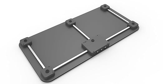 400 Pounds Veterinary Dog Scale with Tempered Glass 32 X 16 Inch Platform, Built in Display, Anti-Slip Mat for Dog Cat Pet Alpaca Llama Sheep Fish Vet
