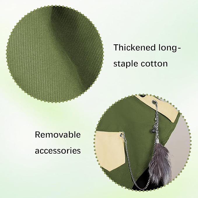 Parrot Anti-Scratch Shoulder Stand Pet Bird Training Shoulder Protector Cape Parrots Poop Shawl Diaper Flight Suits for Macaws Cockatoos Parakeets Cockatiels (Green)