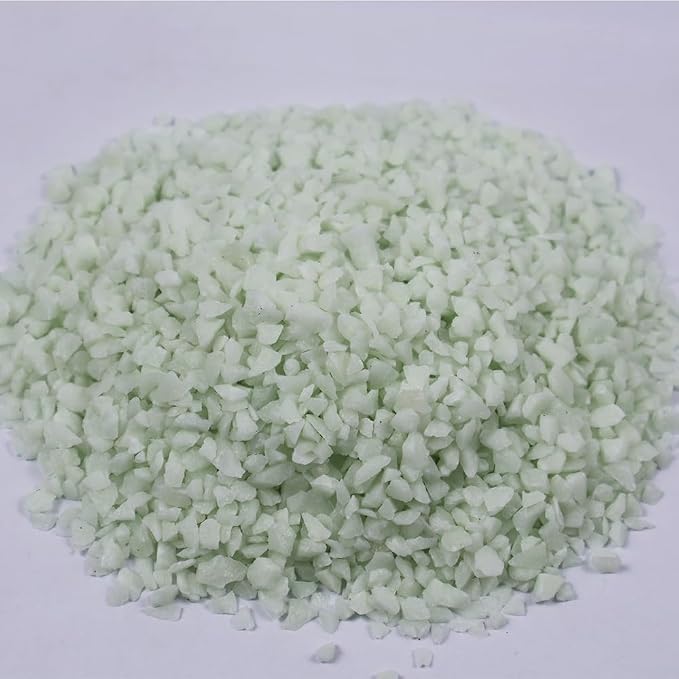 Glow in the Dark Gravel Stones,Aquarium Gravel,Aquarium Sand,Decorative Glow Gravel Rocks for Fairy Garden Fish Tank Succulents Pot Vase Filler Decor, 1 Pound (Blue Green, 3-5mm)