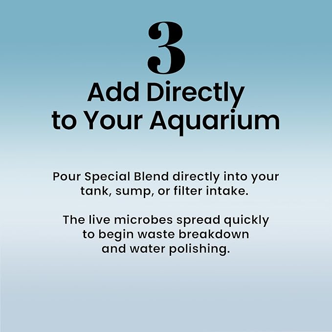 MICROBE-LIFT Special Blend Aquarium Water Care Treatment, Cleaner & Clarifier for Fresh and Saltwater Fish Tanks, Reduces Maintenance & Helps with Aquarium Algae Control and Odor, 4 Ounces (SBH04)