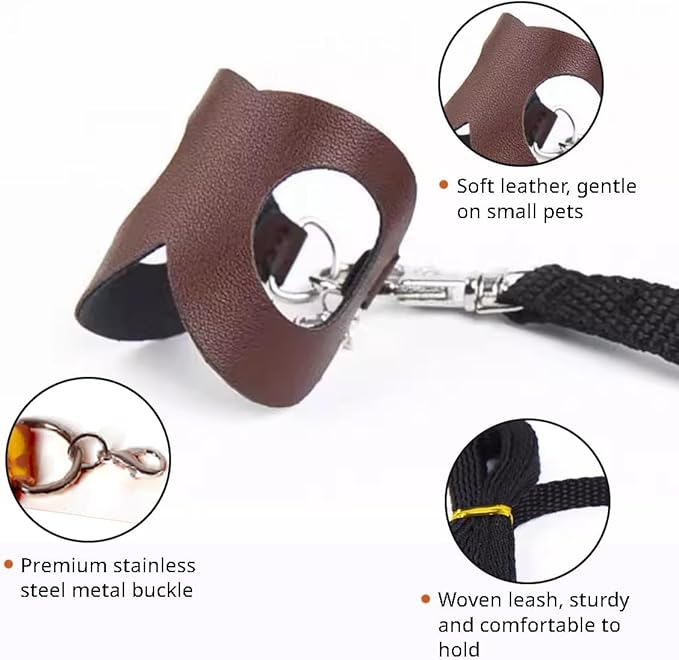 MANON ROSA Sugar Glider Pouch - Small Animal Carrier Bag with Harness Set for Bonding Sling for Reptile Pets Bearded Dragons Lizards Backpack Accessories for Outdoor Travel Walking Resting Red