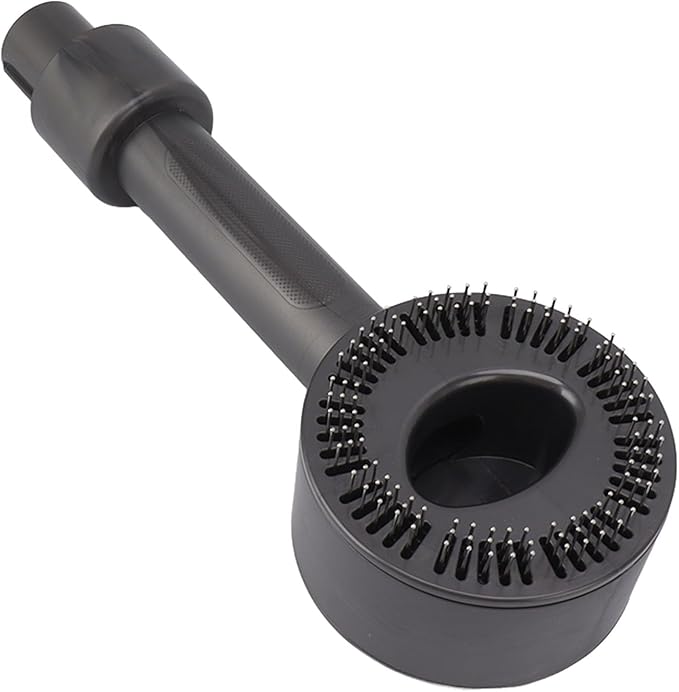 Vacuum Pet Hair Brush Attachment: Efficient Grooming and Shedding Tool for Dogs and Cats with Long Bristles to Remove Hair from Carpets, Furniture Floors