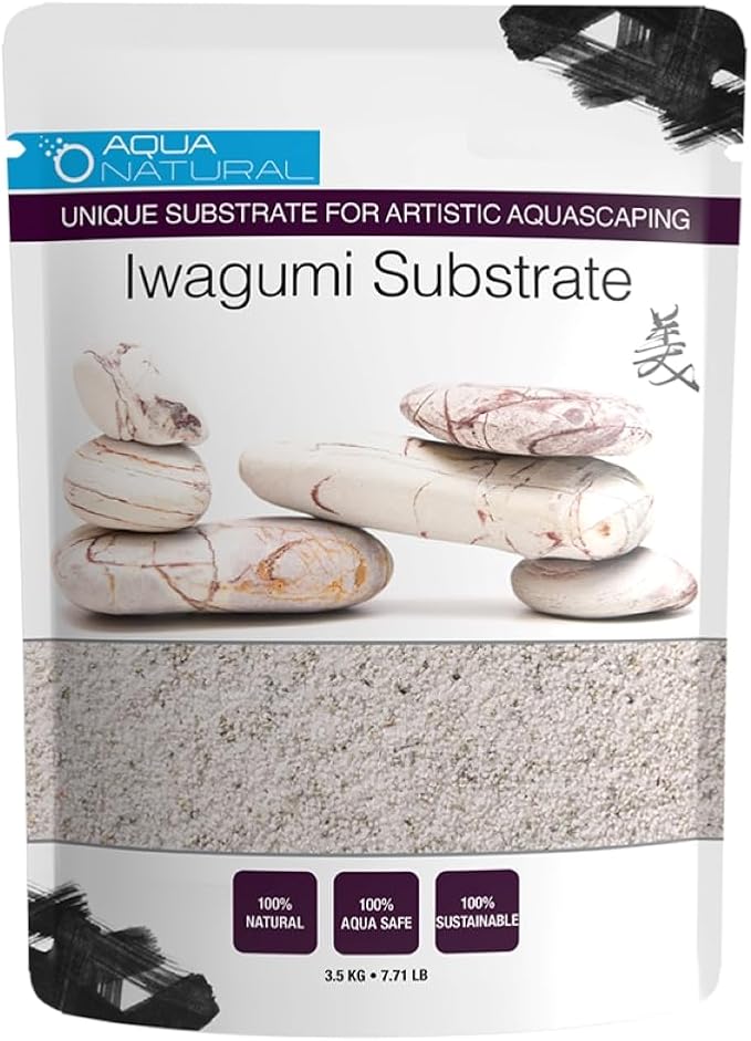 Aqua Natural Iwagumi Sand - Colorado 7.7lb - Ultra Premium Substrate for aquascaping, Aquariums, vivariums and terrariums