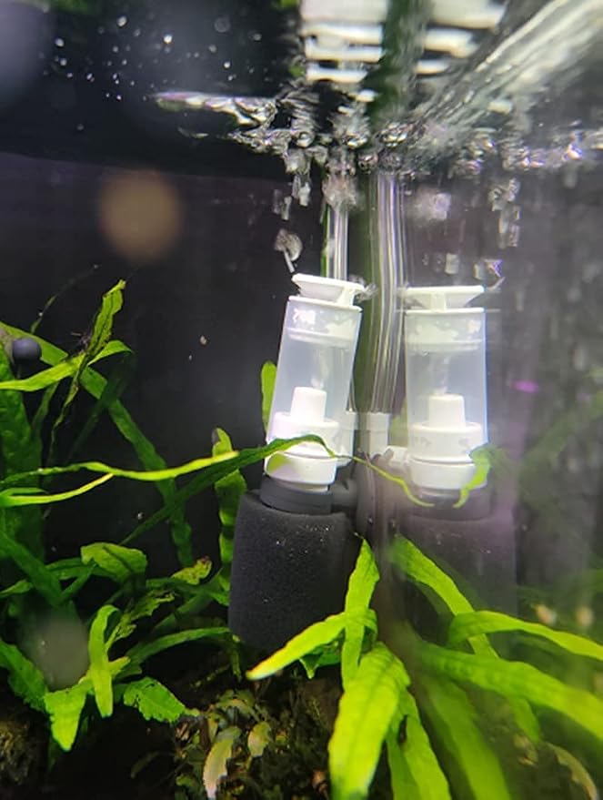 HIERYAN Mini Filter, Mini Aquarium Single Sponge Quiet Filter 1-10 Gallon | 3-in-1 Filtration Ultra Quiet for Small Fish Tank