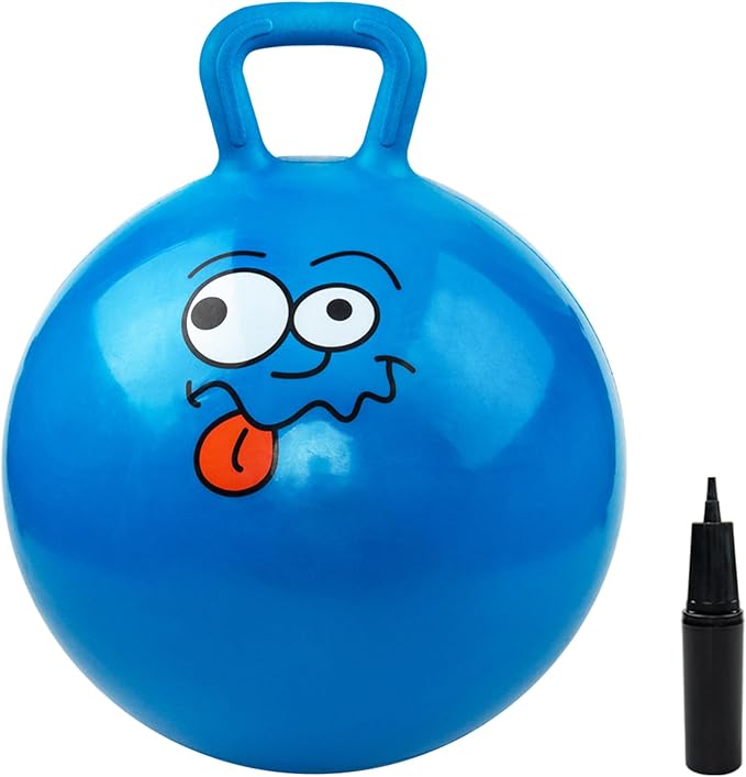 Hopper Ball, Bouncing Ball with Handle, 20 Inches Jumping Hoppity Hop Toys, Sit and Bounce on Toys for Boys and Girls Gifts