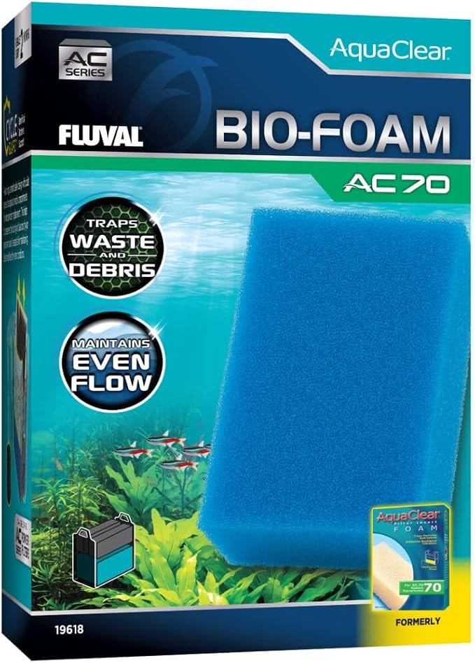 Fluval - BIOMAX for AC70/AC110 Power Filter, 8.8 oz / 250 g, 2-Pack | For Use in Freshwater & Saltwater Aquariums