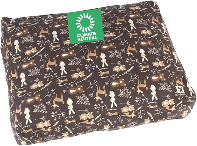 Molly Mutt Huge Dog Bed Cover - Gorgeous Beasts Print - Measures 36”X45”X5’’ - 100% Cotton - Durable - Breathable - Sustainable - Machine Washable Dog Bed Cover (Dd72c)