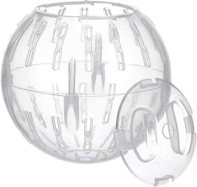 ibasenice Mini Hamster Running Ball Exercise Toy for Small Pets 3.93In Detachable Safe Ventilated Hamster Toy for Active Play and Healthy Exercise