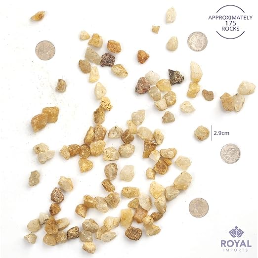 Royal Imports River Rocks, Aquarium Gravel – Natural 0.25" Gravel - 5 lbs | Decorative Ornamental Vase Filler Pebbles for Potted Plants, Terrariums, Vases, Succulents, Fish Tank Gravel, DIY & Crafting